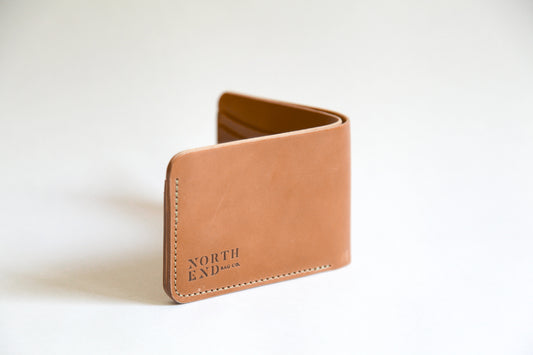 Shell Cordovan Bi-fold wallet