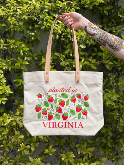 The Planted in Virginia Tote