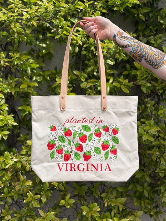 The Planted in Virginia Tote