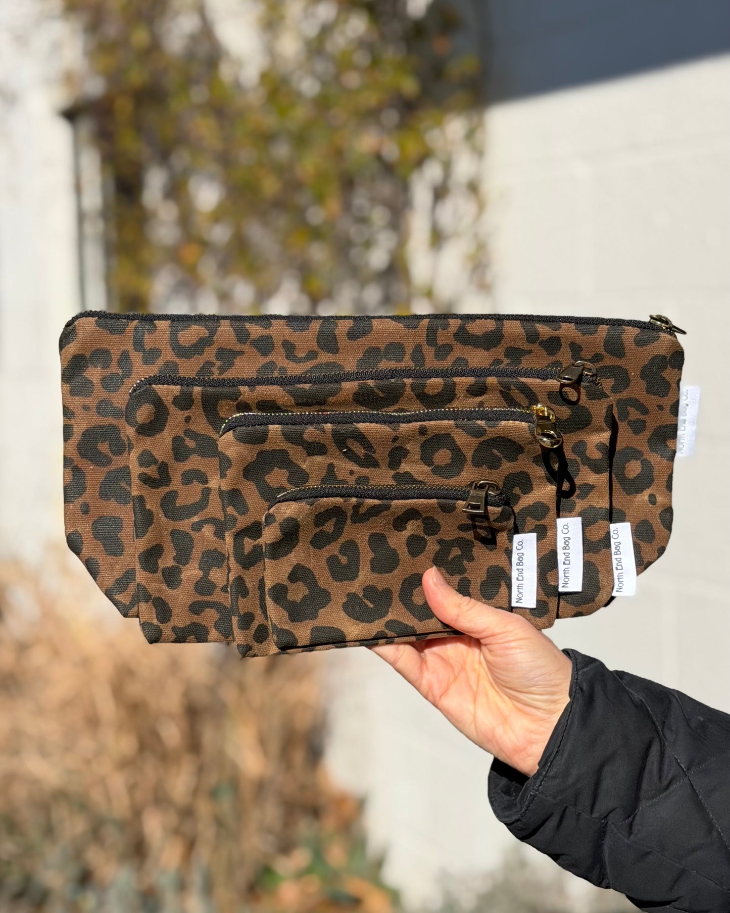 Leopard Dopp Kit
