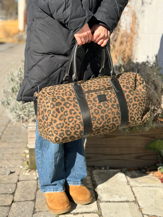 Leopard Small Weekender
