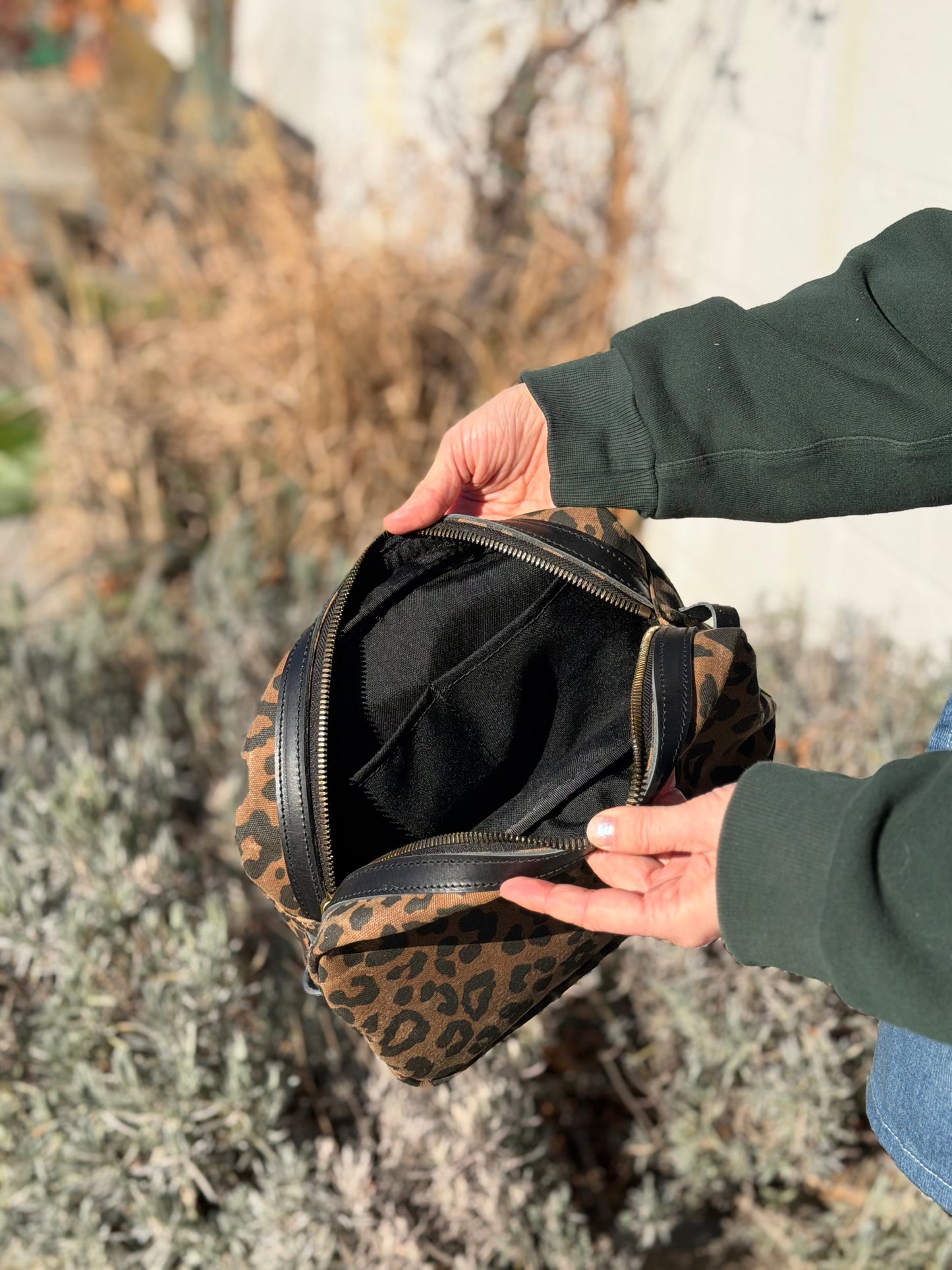 Leopard Cosmetic Case