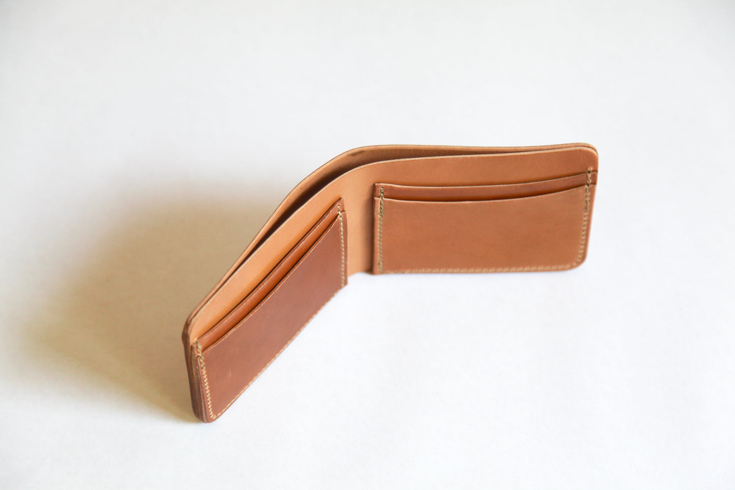 Shell Cordovan Bi-fold wallet