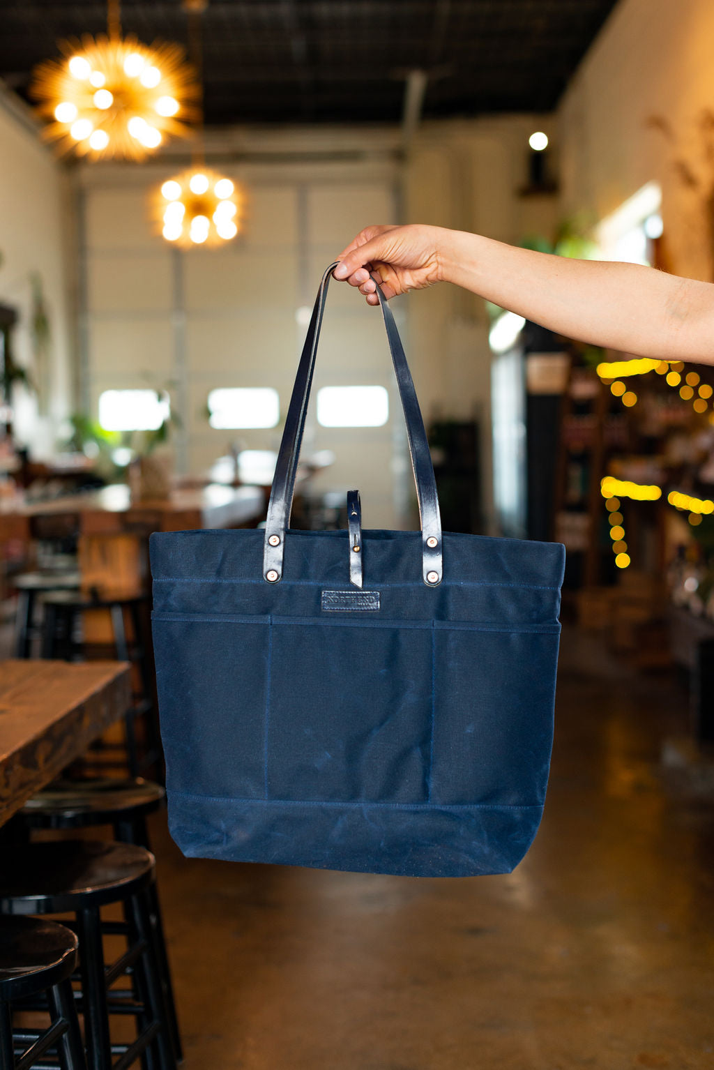 Navy Beach Tote