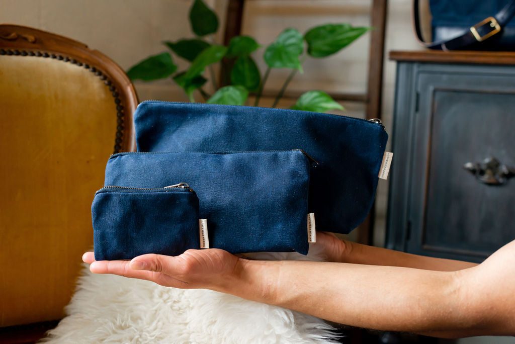 Navy Dopp Kit