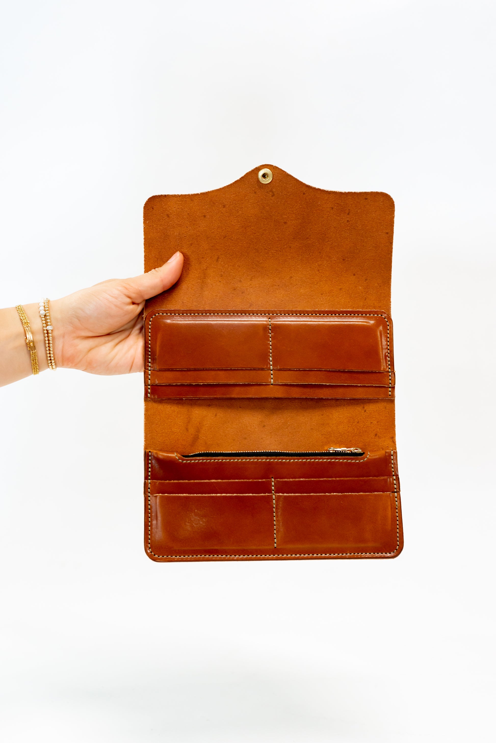 Leather Clutch Wallet Purse